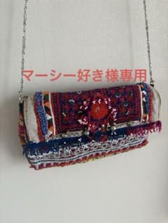 エスニック 刺繍 ショルダーバッグ ミラーワークのサムネイル