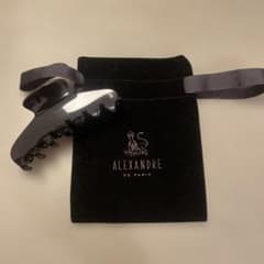 ALEXANDRE DE PARIS ヘアクリップ Lクリック ブラック - メルカリ