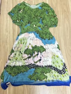 【TSUMORI CHISATO/ツモリチサト】美品　ワンピース　半袖　緑 TSUMORI CHISATO/ツモリチサト】美品 ワンピース 半袖 緑 - メルカリ