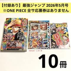付録あり☆最強ジャンプ 2026年5月号／ONE PIECE全サ応募券無 10冊