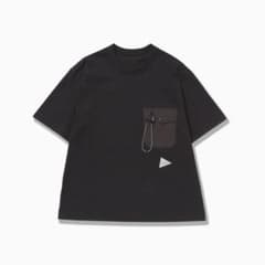 and wander ポケット Tシャツ
