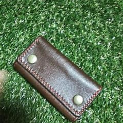 キーケース レザークラフト　本革　ハンドメイドのサムネイル