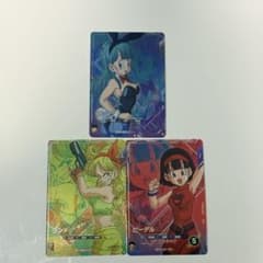 ドラゴンボールスーパーダイバーズ ブルマ ランチ ビーデル 3枚セットのサムネイル