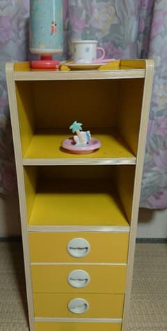 昭和レトロ ファンシー 引き出し カラーボックス 棚 70年代 80年代