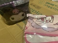 サンリオくじ　03  バニティポーチ クロミ 14  ひざかけ マイメロディのサムネイル