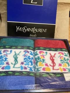 未使用 ヴィンテージYves Saint Laurent フェイスタオル 2枚 - メルカリ