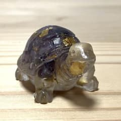 亀の置物 天然石 アメジスト （紫水晶） - メルカリ