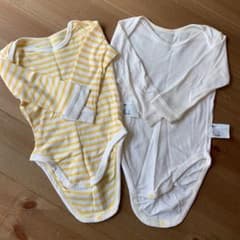 [値下げしました]ユニクロ 肌着 ロンパース 80センチのサムネイル