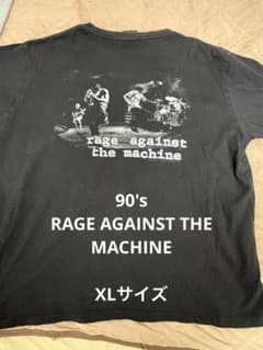 激レアXL！90's RAGE AGAINST THE MACHINETシャツ - メルカリ