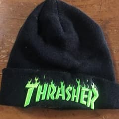 【12/31まで出品！値下げ中！】THRASHER ニット帽のサムネイル