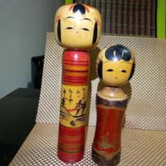 日本の伝統的な木製こけし人形セット - メルカリ