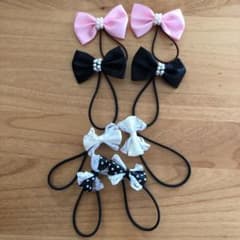 双子ちゃん、姉妹、親子お揃いおトクヘアゴムセット✳︎のサムネイル