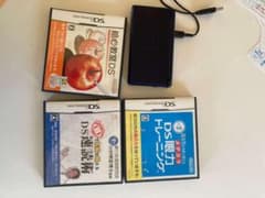 ニンテンドーDS Liteネイビージャンク品ー速読・絵心・眼力・逆転裁判のサムネイル