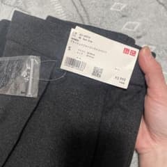 ユニクロ❤️新品❤️ブラッシュドジャージーワイドパンツ Sのサムネイル