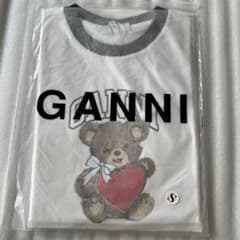 GANNI ベアプリント Tシャツ ホワイト - メルカリ