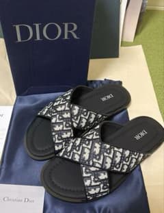 ChristianDior Aliasサンダルオブリーク ジャカード 新品未使用 - メルカリ