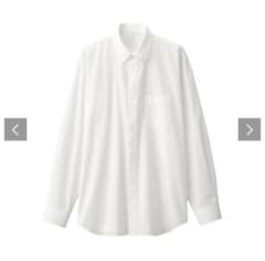 MUJI LABO ホワイト 長袖シャツ ポケット付きのサムネイル