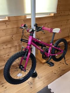 引き取り限定】キッズバイク ヨツバサイクル YOTSUBA 16インチ ピンク