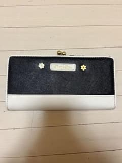 Mante Luce 長財布 がま口 バイカラー 花モチーフのサムネイル