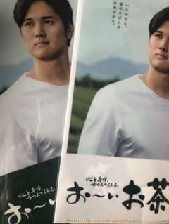 大谷翔平　伊藤園　クリアファイルのサムネイル