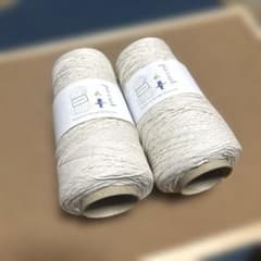 毛糸ピエロ 手織りnote2 綿100% 150g コーン巻2本セット ごしょうのサムネイル