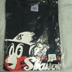 とーもー様ヤクルト Tシャツ 紺白のサムネイル