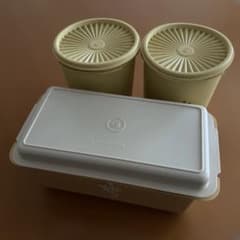 Tupperware　タッパーウェア　食品保存容器セット Tupperware タッパーウェア 保存容器 3点セット - メルカリ