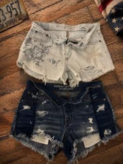 American Eagle デニムショートパンツ 2枚セットのサムネイル