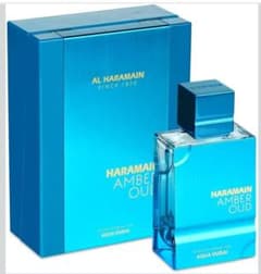 未開封HARAMAINアンバーウードアクアドバイ 100mlアラビア香水UAE製 