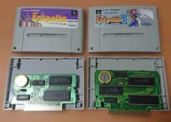 SFC エストポリス伝記 I&II 2本セット 美品