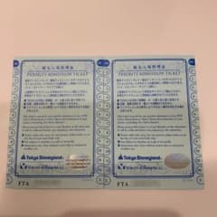 ディズニー 優先入場整理券 2枚のサムネイル