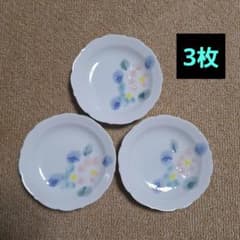 景山 皿 3枚セット 花柄 陶器 パステルカラー - メルカリ