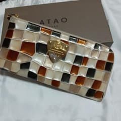 【新品未使用】★再値下げATAO 長財布 limo ヴィトロ （純喫茶）セピア ATAO 長財布 limo ヴィトロ （純喫茶）セピア - メルカリ