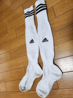 adidas サッカー用ホワイトソックスのサムネイル