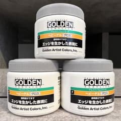 【新品、未使用】アクリル絵の具用　メディウム　ヘビーゲル【3本まとめて】のサムネイル