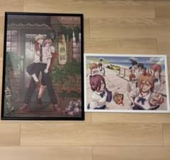 チェンソーマン ジグソーパズル 夢のスクールデイズ 喫茶鎖鋸 完成品 額縁付き