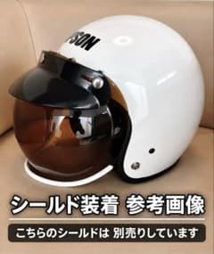 80sシンプソン SNELL’80 USA製 7 1/8 ビンテージ 白 当時物のサムネイル