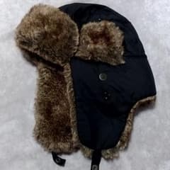 美品 00s Eddie Bauer フライトキャップ S/M 2006 ファーのサムネイル