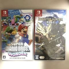 スーパーマリオブラザーズ モンスターハンターライズ & ワンダー スーパーマリオブラザーズ ワンダーとモンスターハンターシリーズ Nintendo Switch