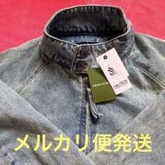 NAUTICA 加工 デニム ハリントンジャケット ブルー Lサイズ - メルカリ