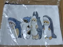 サメにゃん ポーチ　mofusandのサムネイル