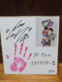 スターダム ひめか 手形サイン色紙（サイン入りブロマイド付き） m84129483665_1.jpg?1771796448