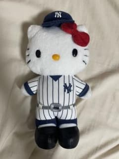 ハローキティ×ニューヨーク・ヤンキースぬいぐるみのサムネイル