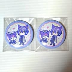 にじさんじ Dytica サンリオキャラクターズ 缶バッジ 小柳ロウ クロミ