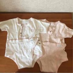 乳児  肌着  baby's Own  ピンク、白  2枚セットのサムネイル