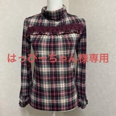 はっぴーちゃん様専用    axes femme  タートルネック チェック柄のサムネイル