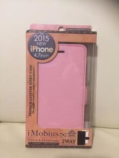 イミディア iPhone 6用2wayレザーケース ピンクのサムネイル