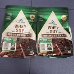 ALPRON WHEY AND SOY PROTEIN 750g 2袋のサムネイル