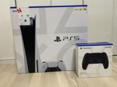 プレイステーション5＋ワイヤレスコントローラー[ミッドナイトブラック]のサムネイル