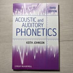 Acoustic and Auditory Phoneticsのサムネイル